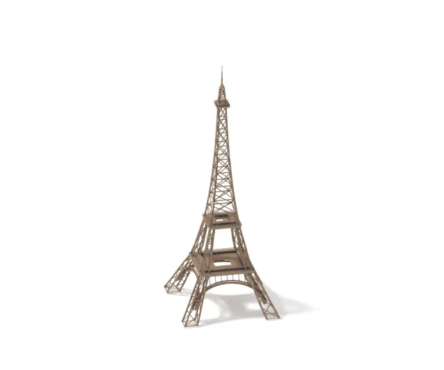 3D model of Tour Eiffel