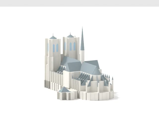 3D model of Notre-Dame de Paris