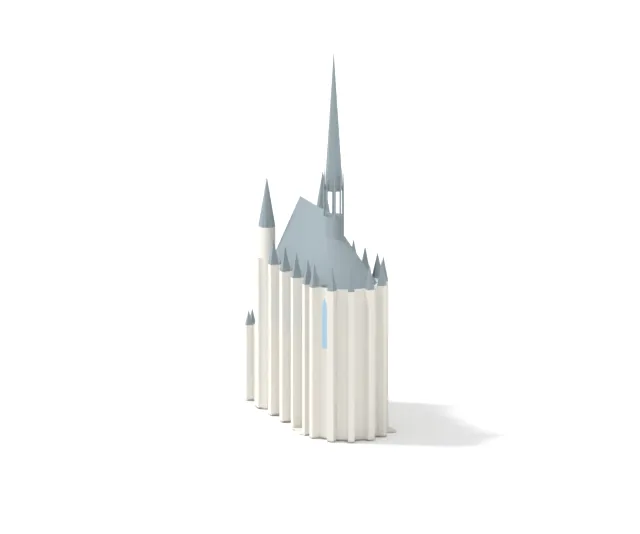 3D model of Sainte-Chapelle