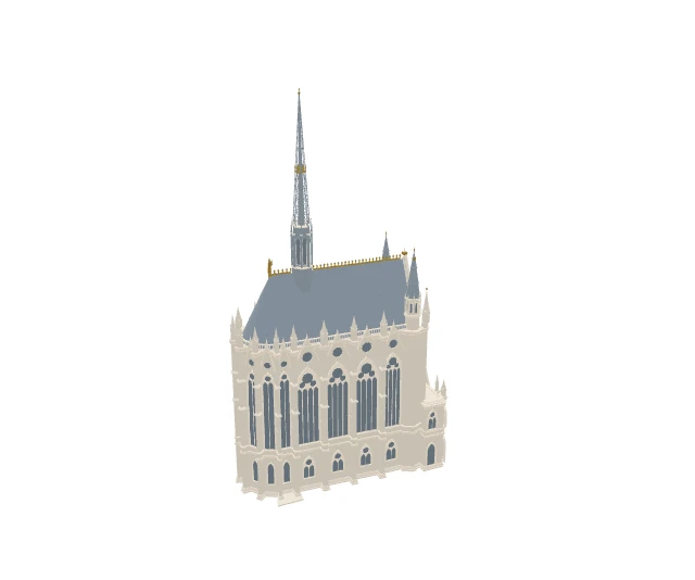 3D model of Sainte-Chapelle
