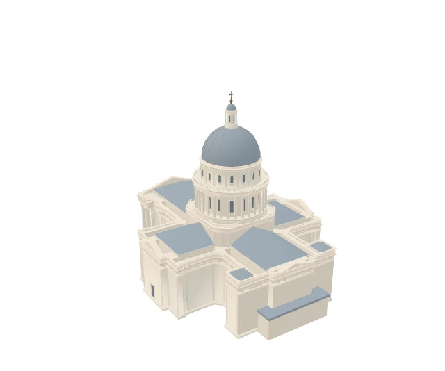 3D model of Panthéon