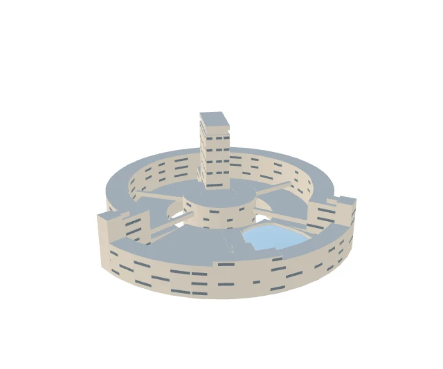 3D model of Maison de la Radio et de la Musique