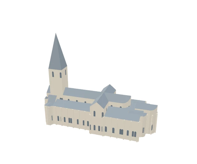 3D model of Église Notre-Dame-de-la-Croix