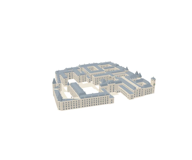 3D model of Palais de Justice de Paris