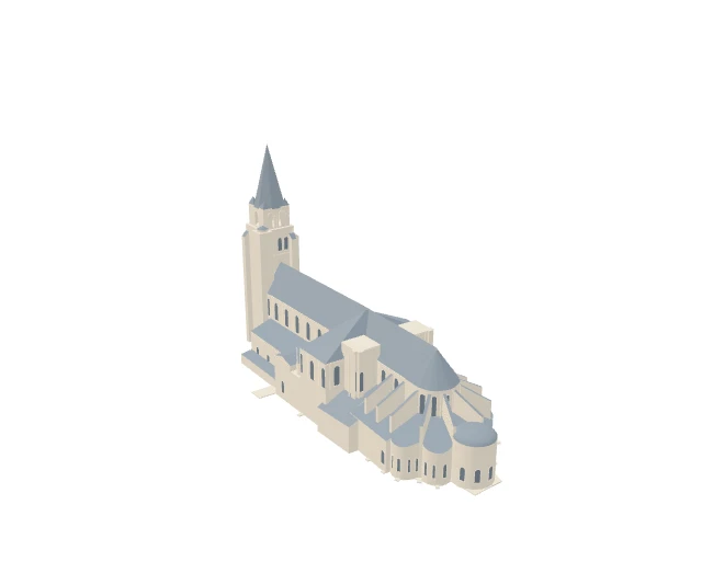3D model of Église Saint-Germain des Prés