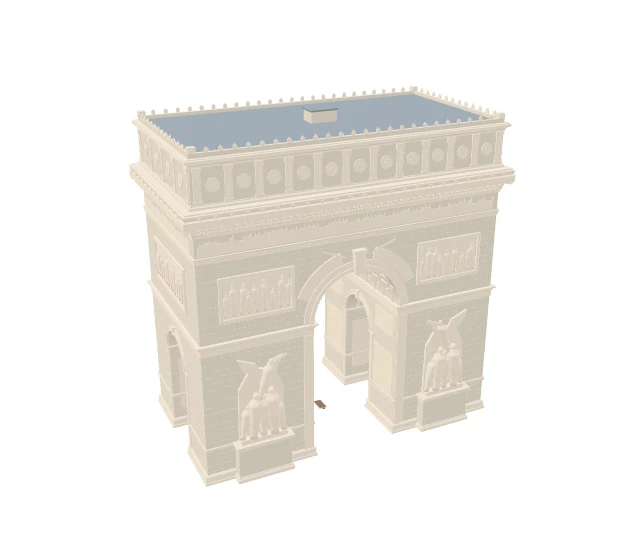 3D model of Arc de Triomphe
