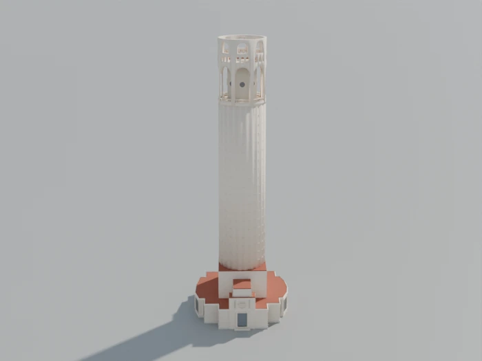 3D model of Coit Tower