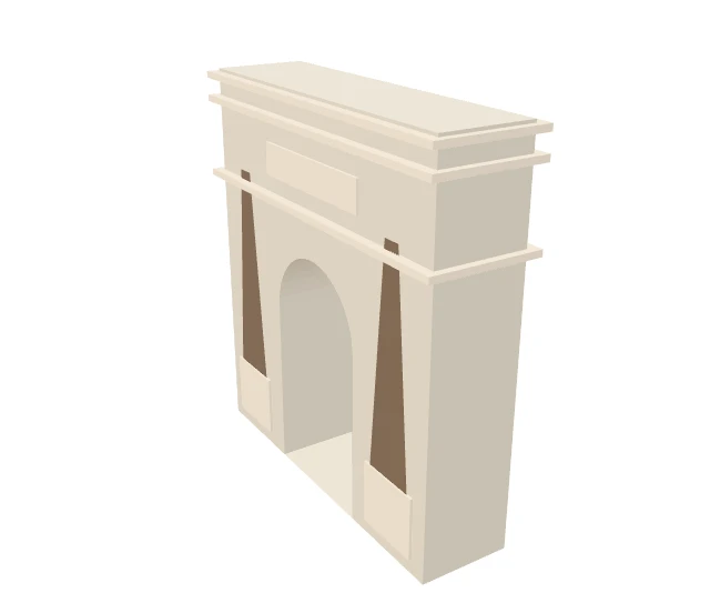 3D model of Porte Saint-Denis