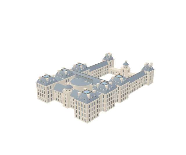 3D model of Palais du Luxembourg