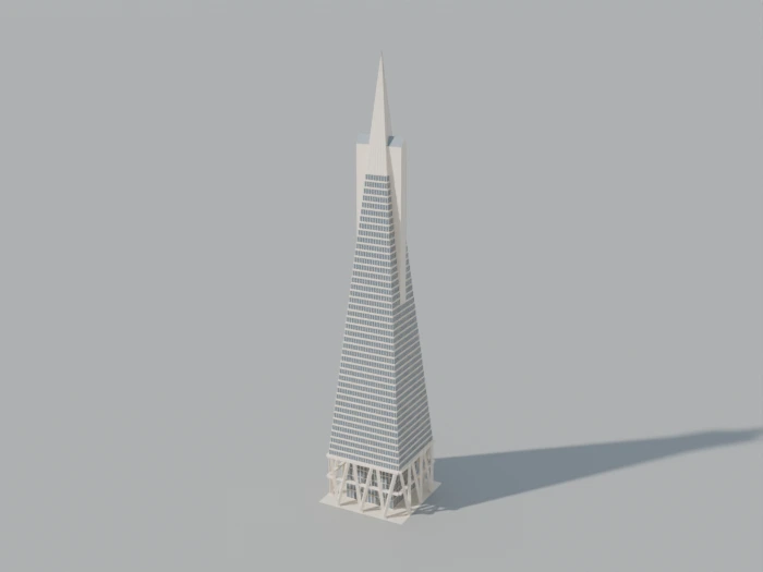 3D model of Transamerica Pyramid
