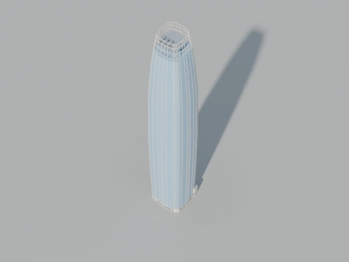 3D model of Salesforce Tower