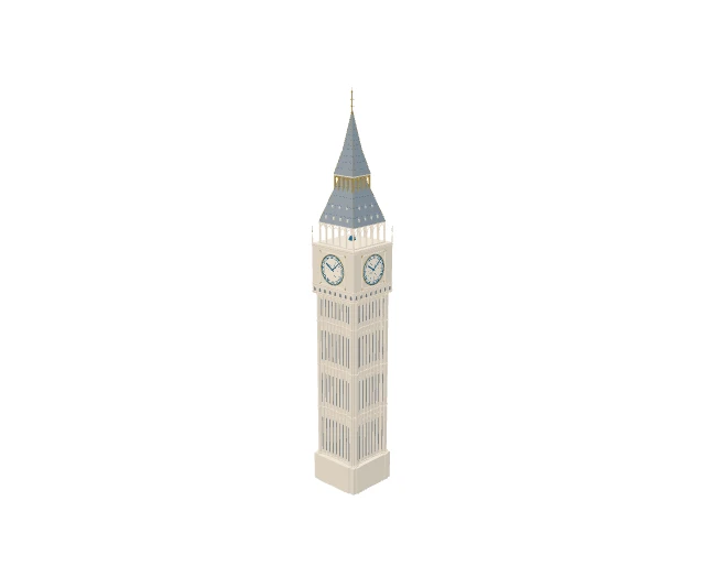 3D model of Elizabeth Tower