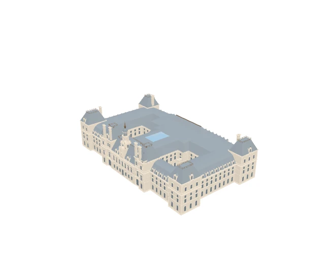 3D model of Hôtel de Ville