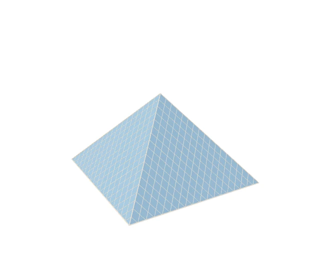 3D model of Pyramide du Louvre